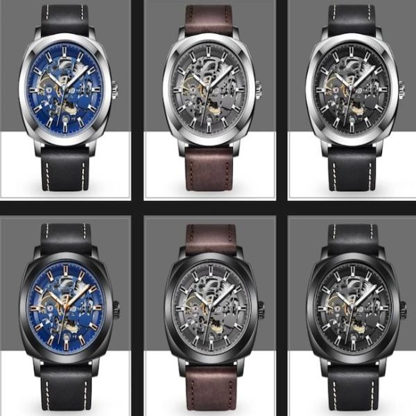 Calendar Automatic Mechanical Watches Citizen Waterproof Quartz Watch Diameter 45mm