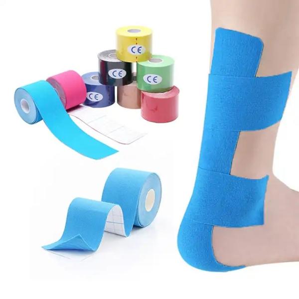 medical skims workout body knee wrap athletic precut tapes 5cm 10cm waterproof kinesioes muscle sports kinesiology tape