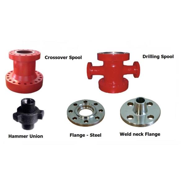 Alloy Steel Drilling Rig Spare Parts API 6A 10000 PSI Spacer Spools Or Riser Flange
