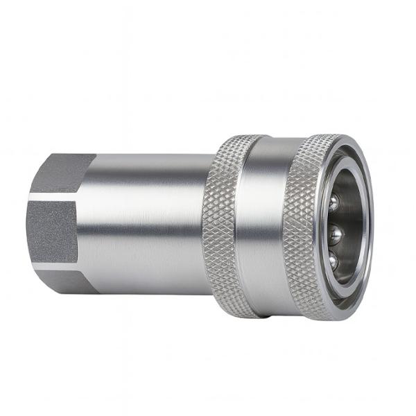 Cb-spm-10f-a-iso-7241-a Stainless Steel Quick Coupling With Parker 6600 Plug And Socket Connection