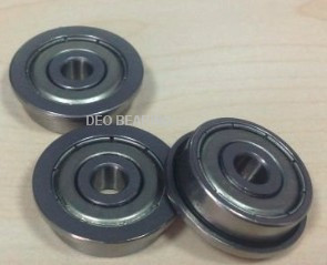 F694zz flange deep groove ball bearing chrome steel，carbon steel