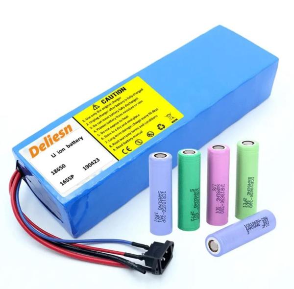 Ebike 18650 Lithium Ion Battery Packs 12V 24V 36V 52V 7.8Ah 10Ah 13Ah 15Ah 20Ah