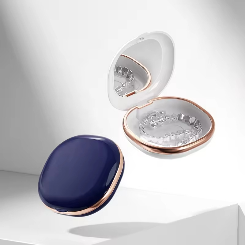 Customized Logo Eco-Friendly Desktop Storage Box Eco-Friendly Orthodontic Retainer Case Fashion Dental Braces Box