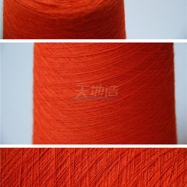 O meta Aramid misturou o fio Ne30/2 vermelho para o vestuário de proteção