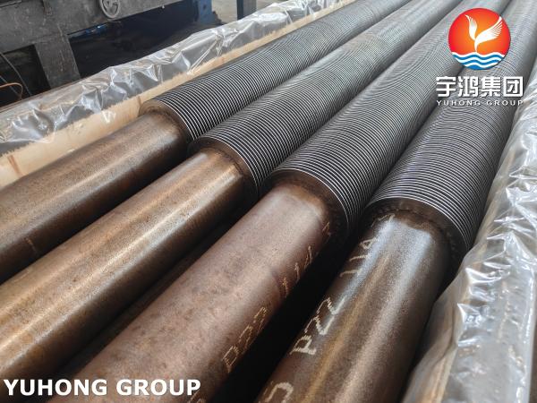 ASTM A335 P22 Helical Tube Fins Pipe For Air Preheaters Boiler 11-13Cr