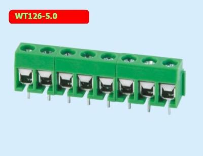 WT126- bloc 22-14Awg de TB/cable connecteur de contrôle de 5,0 millimètres