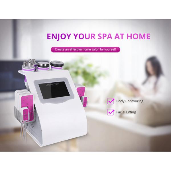 лазер 635nm 650nm Lipo уменьшая машину 40K 6 в 1 кавитации RF ультразвуковой