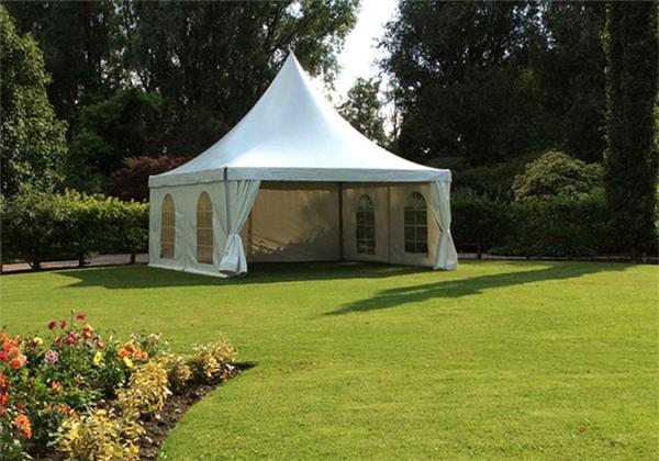5x5 M White Pagoda Tent , Outdoor Party Marquee Event Tent Easy Installation