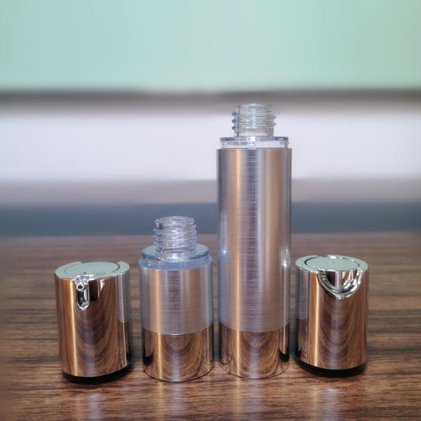 15ml 30ml 50ml 80ml 100ml white plastic frostng slide nozzle manufacturer lotion airless pump bottle cosmetic