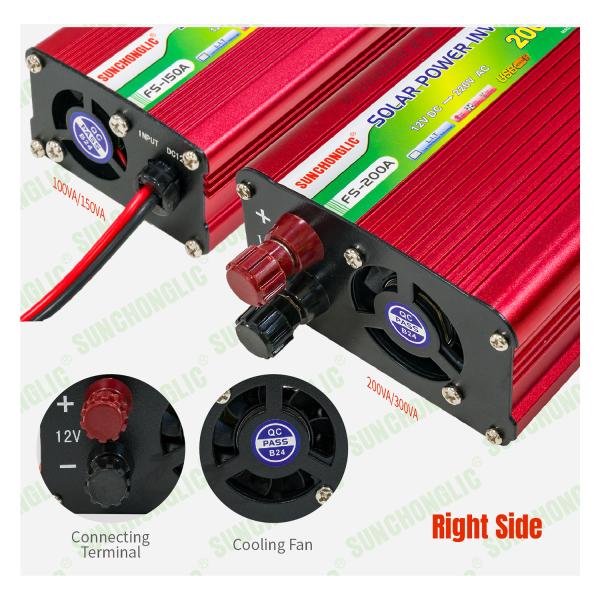 Home Appliance 150 Watt Power Inverter Industrial 150 Watt Sine Wave Inverter