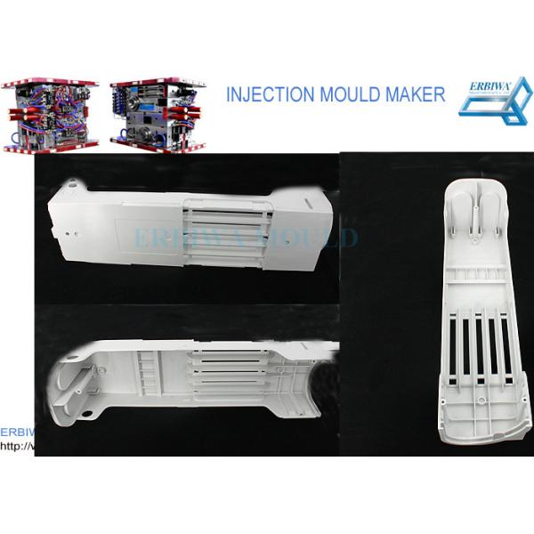 Peças plásticas da modelação por injeção da tampa ambiental branca do molde do aparelho eletrodoméstico