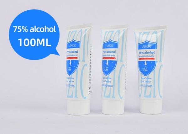 100 ML 3.38 Unscented 75% Alcohol Hand Sanitizer Travel Size No Wash