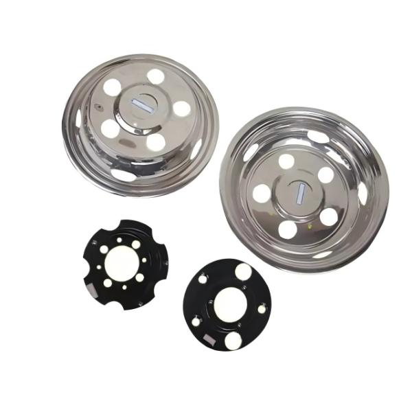 16 Inch Steel Chrome Finished Steering Wheel Cover For Car Truck Bus Custom Size