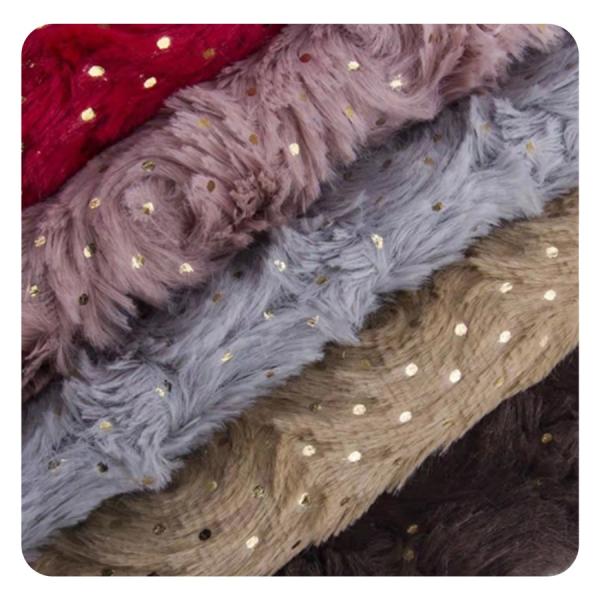 Recycled Cheap Price Custom All Colors 100% Polyester Bronzing Fabric Upholstery Fabrics Sofa Velvet for Home Textile and Garment