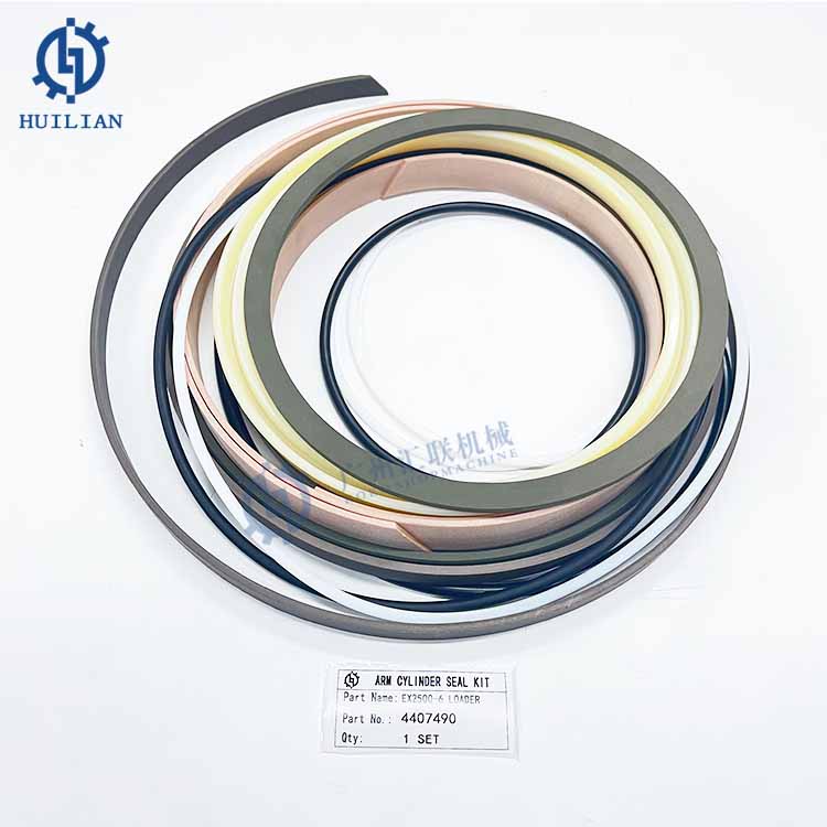 Excavator Arm Cylinder Seal Kit 4407490 4407493 4407491 Bucket Cylinder Oil Seal for EX2500-6