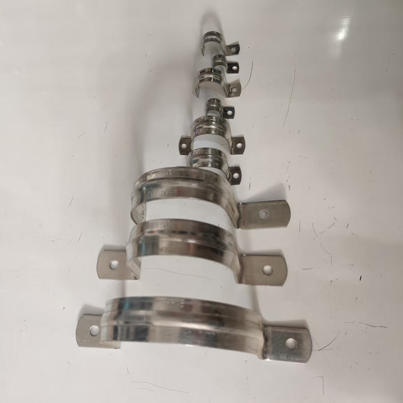 Stainless Steel Two Hole Emt Pipe Clamps O Type Pipe Saddle Clamp