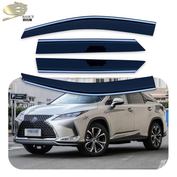 Auto Accessories Rain Deflectors For Car Windows ROHS Certified