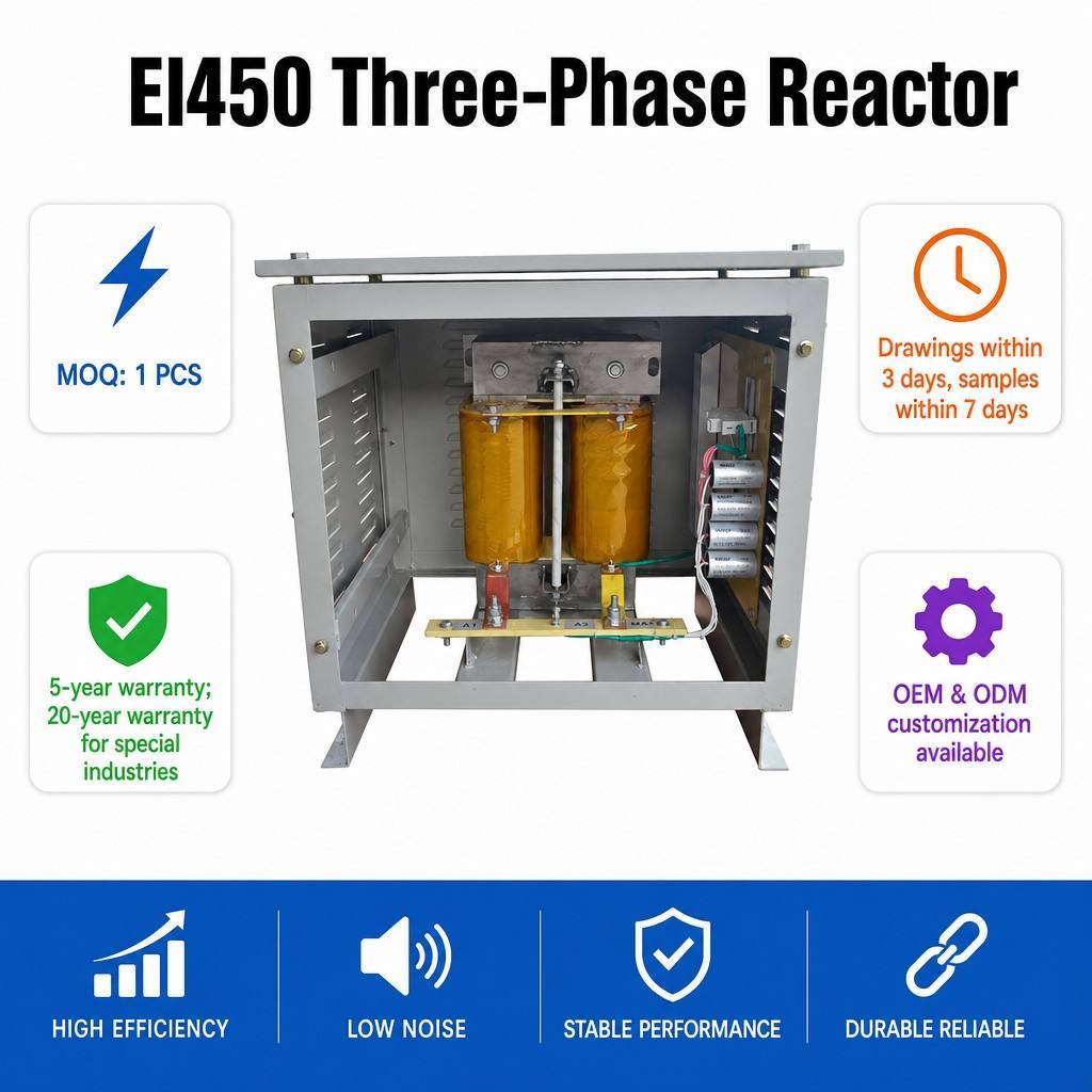 Custom 380V 480V 50Hz 60Hz Enclosed Three Phase Transformer For Factory Equipment