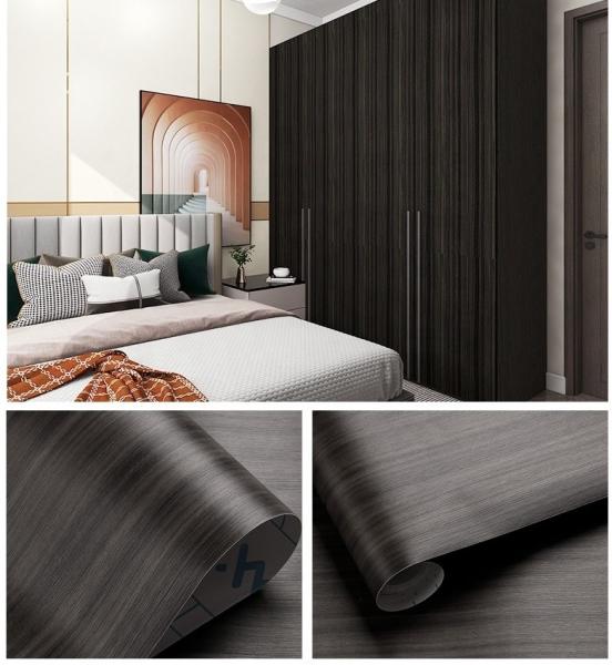 Home Decor Wood Grain Design Self Adhesive Furniture Film Waterproof Wallpaper Nature Wood Paper