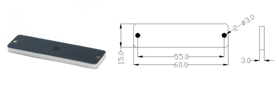 Чужеземец H3 RFID обломока трудная чувствительность -15dBm бирки ссылает на расстояние 8M с чтением/пишет