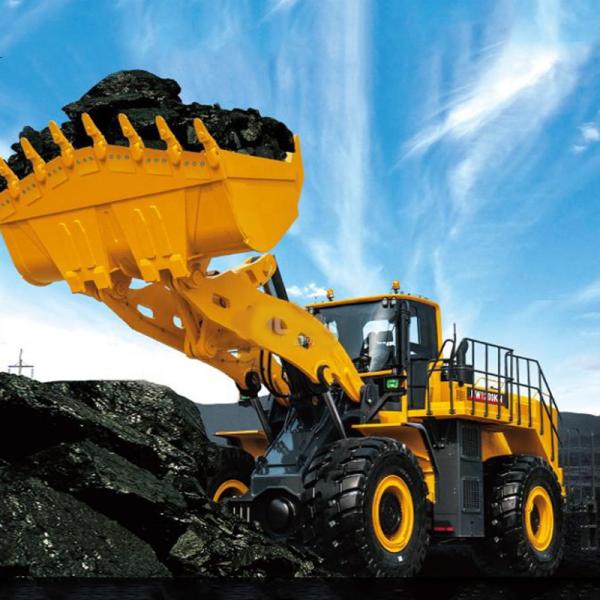 6.5m3 Bucket Largest Compact Wheel Loader For Mining Yellow Color 394kN