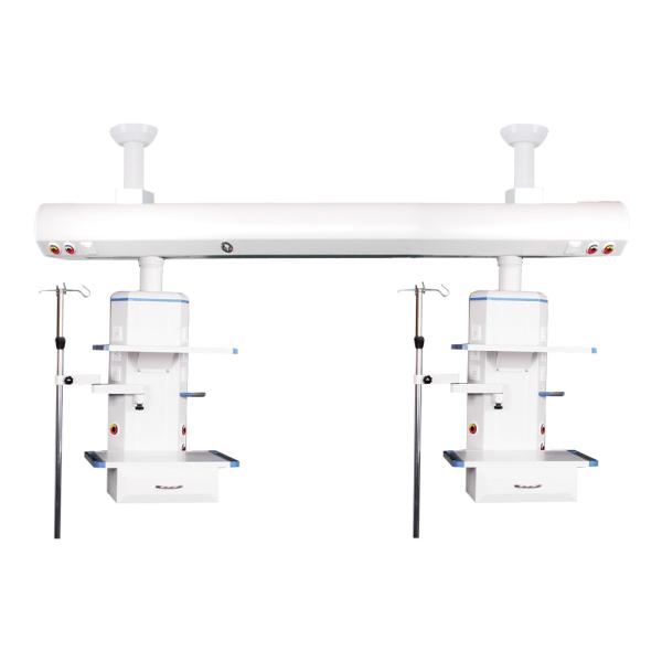 Alluminum Alloy White German Medical Gas Pendant ,  ICU Room Bridge Pendant Systems