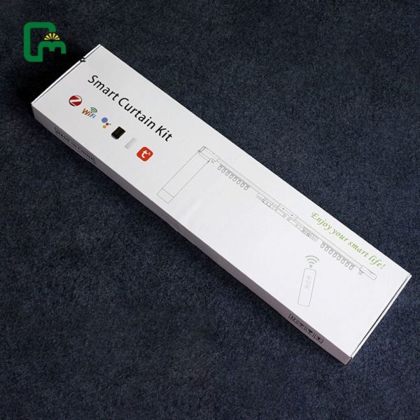 Customizable Smart Curtain Track Kit with Wired AC Motor, Supporting RS485, Dry Contact & Zigbee/WiFi
