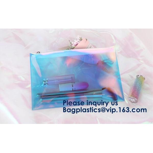 Eva Clear Vinyl Makeup Cosmetic Bag , Cosmetic Travel Bag Promotional Printing,Embroidery,Metal Plate Thermal Transfer