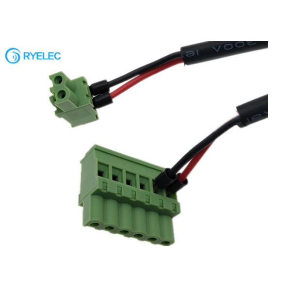 6 Pin To 2 Pin Te Pcb Board Screw Female Pluggable Terminal Block 5.08mm Cable Harness