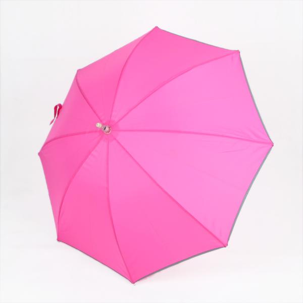 19 Inch Pink Childrens Folding Umbrella , Manual Open Personalized Kids Umbrella