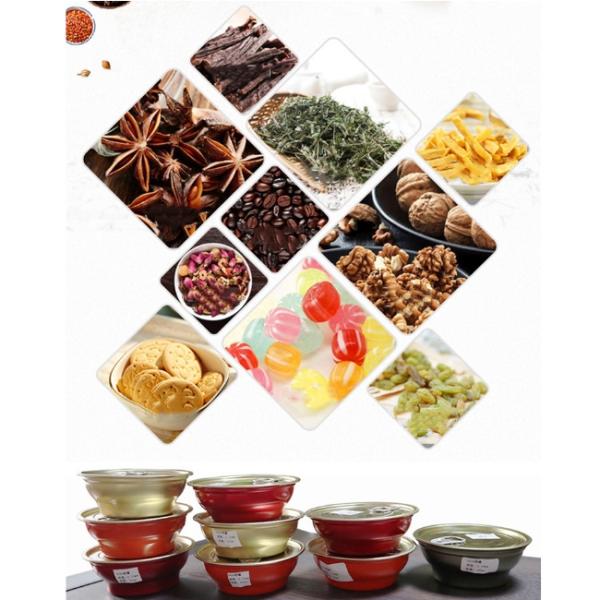 Thickness 0.18mm Cheese Meat Empty Aluminum Cans For Canning Food 80ml