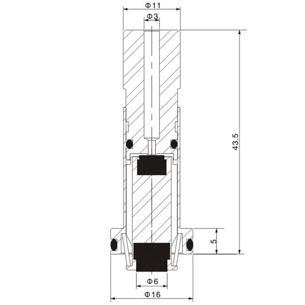 Стержень Armature тормозной системы Анти--замка модулятора/демодулятор 4729051110 ABS тележки