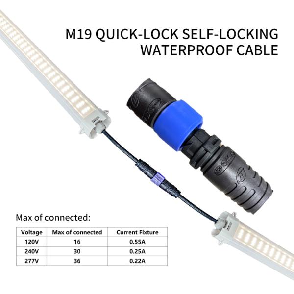 Luz de cultivo LED de dosel Samsung de 60W 3500K IP65