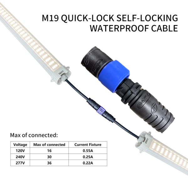 Luz de cultivo LED de dosel Samsung de 60W 3500K IP65