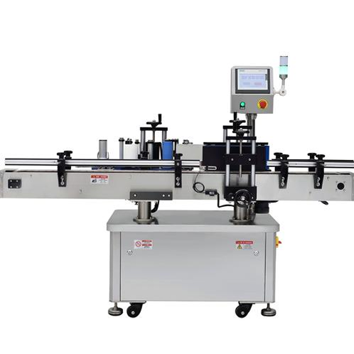 1.5kW Automatic Labeling Machine PLC Control 60 Bags / Minute Packaging
