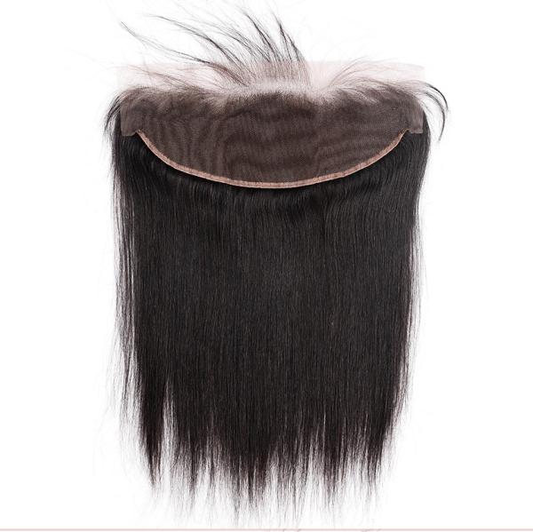 Swiss Human Hair Lace Frontal 13x4 Virgin Thin Transparent Closure Pre Plucked