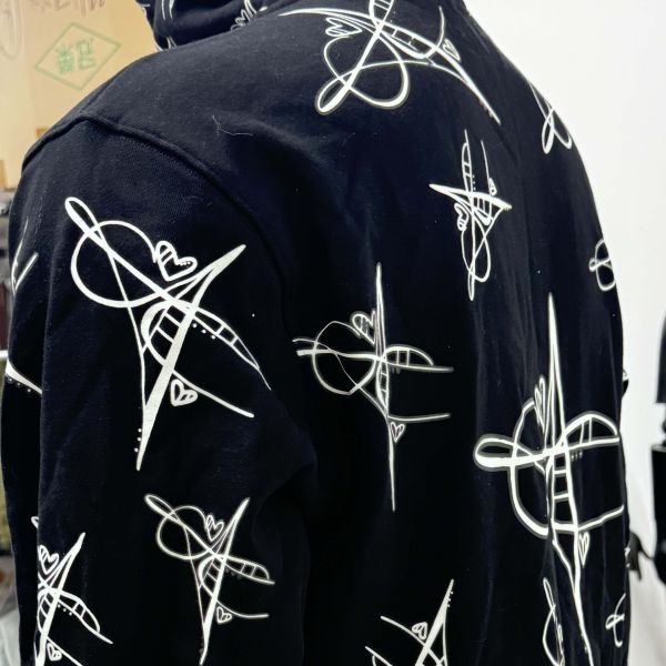 Custom Full Face Zip up Heavyweight Men's Hoodie Vintage Printed Streetwear Casual Oversized Fashion Graphic Baggy Hoodie Men
