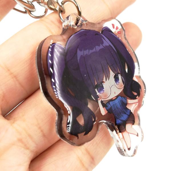 Factory Plastic Laser Cut Make Your Own Epoxy Resin Anime Figure Acrylic Charms Keychains