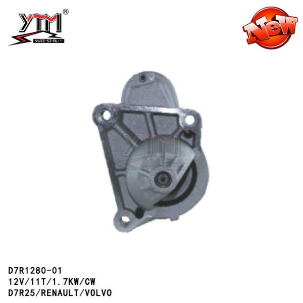 Motor de acionador de partida do motor de D7R1280-01 D7R25 PARA RENAUL  LANCIA MITSUBISHI 12V 1.7KW CW