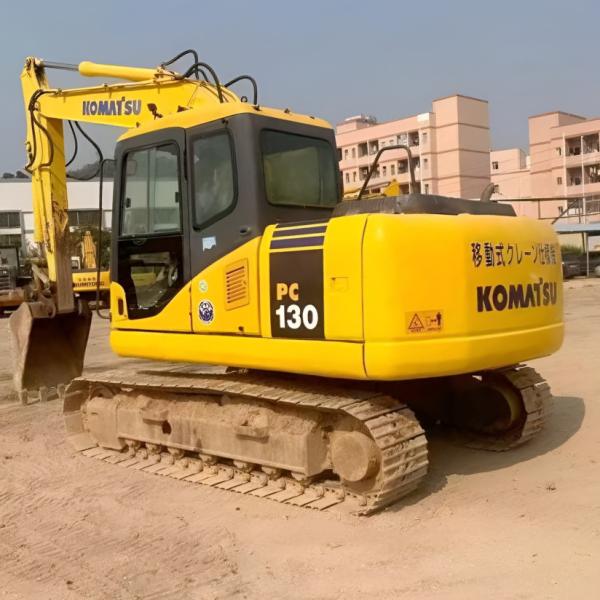 Used Komatsu PC130-7 Excavator 13 Ton Capacity Construction Mining Earthmoving Efficiency