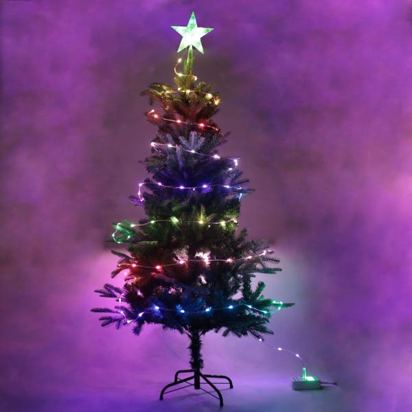 RGB Colorful Light String USB Colorful Light LED Christmas Tree Light Strip with Agi32 Layout and 1-