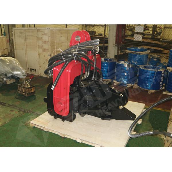 No Damage Vibratory Pile Hammer , CAT320 CAT330  Excavator Mounted Vibratory Hammer