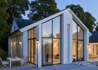 AS/US Casas prefabricadas modernas de calibre ligero de acero Villa de marco metálico Casas unifamiliares
