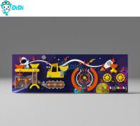 Jeux de balle interactifs pour enfants Activité Jeux muraux Labyrinthe de balle murale
