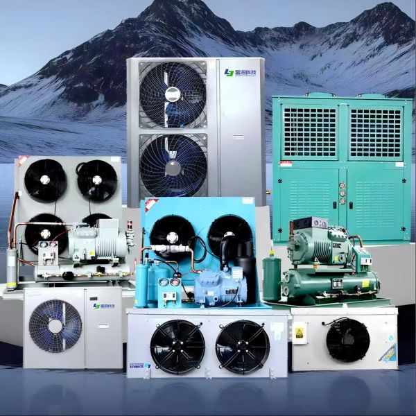 Energy-Saving Automatic Monoblock Condensing Unit Scroll Compressor 1.5kW Cooling Capacity -5~+10C Temperature Restaurant