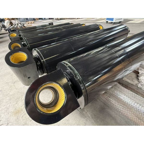 Single Acting High Tonnage Steel Agricultural Hydraulic Cylinder Hard Chrome Plated Piston Rod
