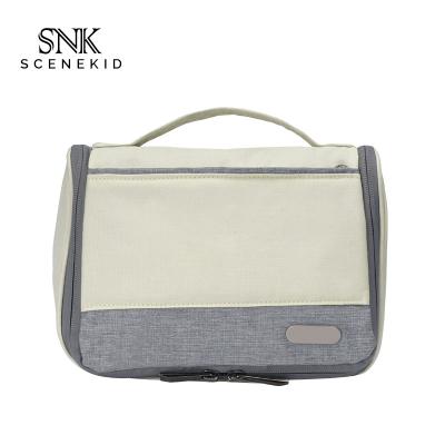 Polyester Large Travel Waterproof Cosmetic Hanging Toiletry Bag