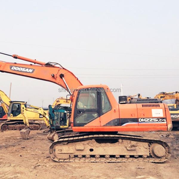 Vente à chaud de Doosan Meilleur vendeur de l'excavatrice à rampe Doosan DH225lc-7/ DOOSAN225-7 d'origine coréenne/machine de creusement d'occasion