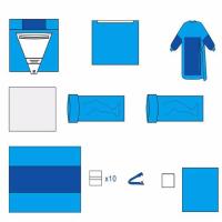 Sterile Disposable Surgical Baby Birth OB Pack / Surgical Delivery Bag Eutocia Packs