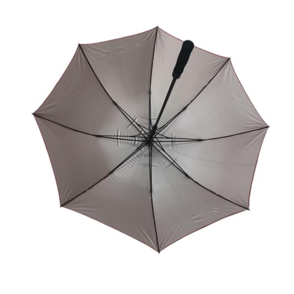 30 Inch Standard Size Promotional Golf Umbrellas In Red Color With EVA Handle
